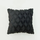 Modern beige diamond solid embroidery cushion cover living room