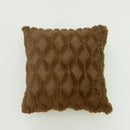 Modern beige diamond solid embroidery cushion cover living room