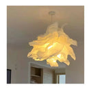 Modern beige & gray nordic paper pendant light living room