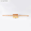 Modern beige stick shaped led vanity sconce bedroom wall light