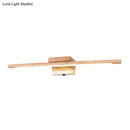 Modern beige stick shaped led vanity sconce bedroom wall light