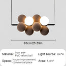 Modern beige & white abstracta pendant lamp dining room chandelier