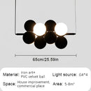 Modern beige & white abstracta pendant lamp dining room chandelier