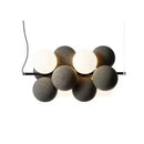 Modern beige & white abstracta pendant lamp dining room chandelier