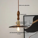Modern bell ceramic led pendant light bedroom deer embossed decor