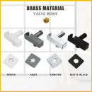 Modern bidet faucet set with coiled hose for bathroom