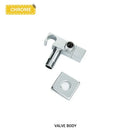 Modern bidet faucet set with coiled hose for bathroom