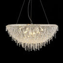 Modern bird nest crystal pendant chandelier living room light