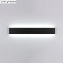 Modern black 12 inch led vanity wall sconce bathroom light