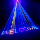 Modern black 3d laser lights rgb colorful living room disco beam