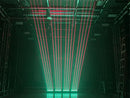Modern black 4 eye red 500mw laser light and rgb led bar party room