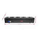 Modern black 4 eye red 500mw laser light and rgb led bar party room