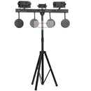 Modern black 4-in-1 led light stand bar and disco party lighting