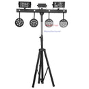 Modern black 4-in-1 led light stand bar and disco party lighting