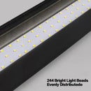 Modern black 60cm led track light office linear strip light