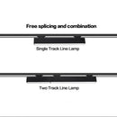 Modern black 60cm led track light office linear strip light