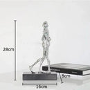 Modern black abstract lovers sculpture desk ornament bedroom decor