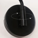 Modern black acrylic iron led wall lamp bedroom adjustable reading light