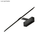 Modern black acrylic led vanity light bedroom warm white light