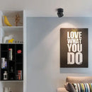 Modern black adjustable led ceiling downlight living room spotlight
