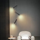 Modern black adjustable led pendant chandelier for kitchen