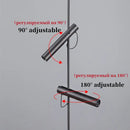 Modern black adjustable led pendant chandelier for kitchen