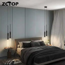 Modern black adjustable led spotlight chandelier for living room