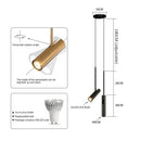 Modern black adjustable led spotlight chandelier for living room