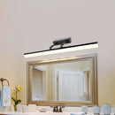 Modern black adjustable led wall light bathroom vanity sconce