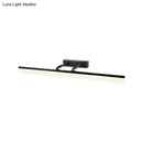 Modern black adjustable led wall light bathroom vanity sconce