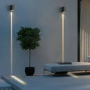 Modern black aluminum waterproof porch spot wall lamp for living room