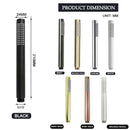 DecorBites™ Brass Handheld Shower Head in Brushed Golden Finish