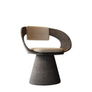 Modern black and cream elegant rotating chair bedroom makeup stool