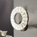 DecorBites™ Modern Beveled Crystal Chrome LED Wall Sconce Light