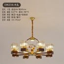 Modern black and gold crystal dining room chandelier with vine design