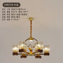Modern black and gold crystal dining room chandelier with vine design