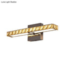 DecorBites™ Simple Crystal LED Vanity Wall Light - Sleek Chrome Wall Mounted Lighting