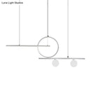 Modern black and gold ring island lighting – dining room ceiling light