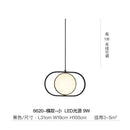 Modern black and gold trumpet pendant light for dining room