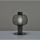 Modern black and gray glass table light bedroom bedside lamp