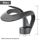 Modern black and grey waterfall mixer tap bathroom basin faucet