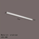 Modern black and metallic led ceiling light for living room