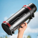 Modern black and red stainless steel travel kettle kitchen thermos bottle