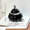 Modern black and silver duck shaped ceramic ashtray living room decor