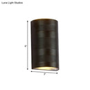 Modern black and silver outdoor wall lamp warm white sconce