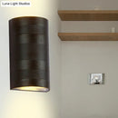 Modern black and silver outdoor wall lamp warm white sconce
