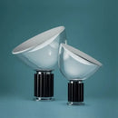 Modern black and white glass radar shade led desk lamp bedroom