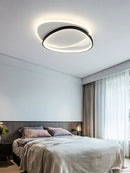 Modern black and white led ceiling lamp for bedroom