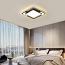 Modern black and white led ceiling lamps living room dimmable light