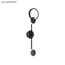 DecorBites™ Contemporary LED Wall Sconce in Metallic Round Design - Black, 2/3/4 Lights